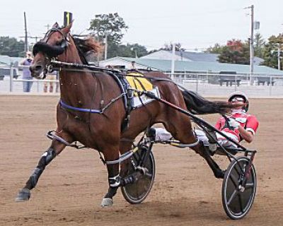 Party Girl Hill and driver Dexter Dunn setting world record in first heat of the Jugette