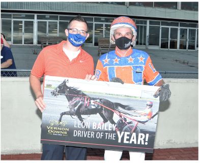 Leon Bailey honored as Driver of the Year