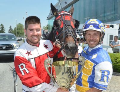 Trainer Francis Richard and driver Louis-Philippe Roy hope to win their share of races on Super Sunday in Quebec.