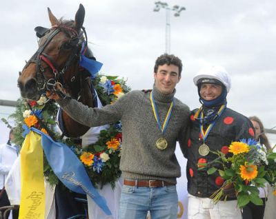 Delia du Pommereux can be proud of her success, with Éric Raffin who drove a great race, here alongside Adrien Charbonneau