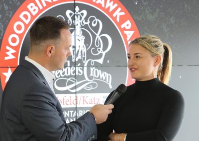 Nancy Takter interviewed by Chad Rozema at the 2019 Breeders Crown Press Conference